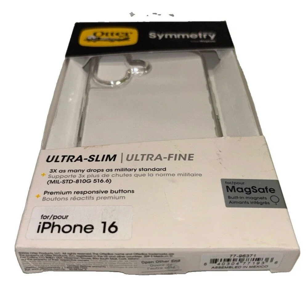 OtterBox Symmetry Series Clear Case for iPhone 16